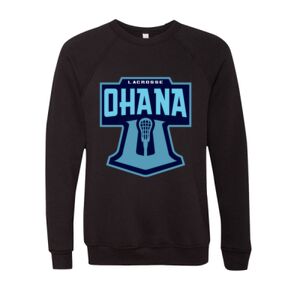 Unisex Sponge Fleece Raglan Crewneck Sweatshirt Thumbnail