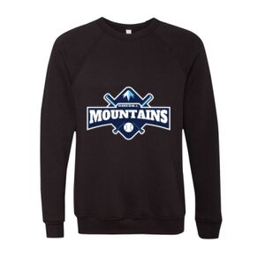 Unisex Sponge Fleece Raglan Crewneck Sweatshirt Thumbnail