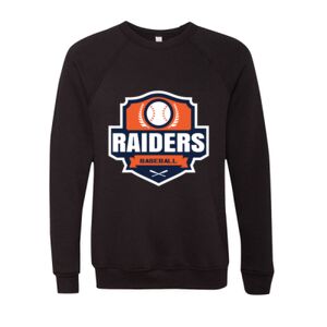 Unisex Sponge Fleece Raglan Crewneck Sweatshirt Thumbnail