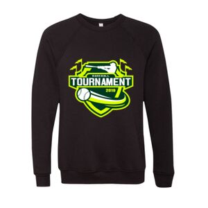 Unisex Sponge Fleece Raglan Crewneck Sweatshirt Thumbnail