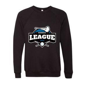 Unisex Sponge Fleece Raglan Crewneck Sweatshirt Thumbnail