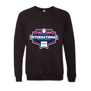Unisex Sponge Fleece Raglan Crewneck Sweatshirt Thumbnail