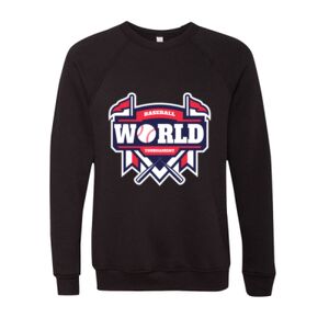 Unisex Sponge Fleece Raglan Crewneck Sweatshirt Thumbnail