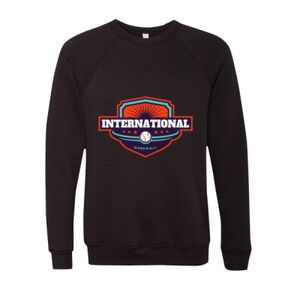 Unisex Sponge Fleece Raglan Crewneck Sweatshirt Thumbnail