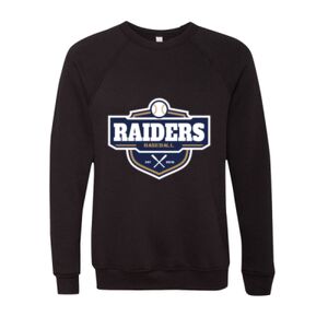 Unisex Sponge Fleece Raglan Crewneck Sweatshirt Thumbnail