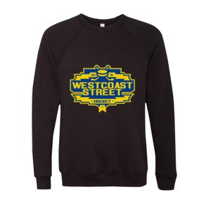 Unisex Sponge Fleece Raglan Crewneck Sweatshirt Thumbnail