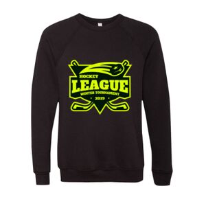 Unisex Sponge Fleece Raglan Crewneck Sweatshirt Thumbnail