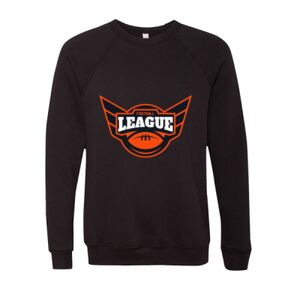Unisex Sponge Fleece Raglan Crewneck Sweatshirt Thumbnail