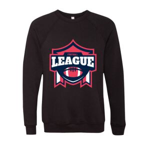 Unisex Sponge Fleece Raglan Crewneck Sweatshirt Thumbnail