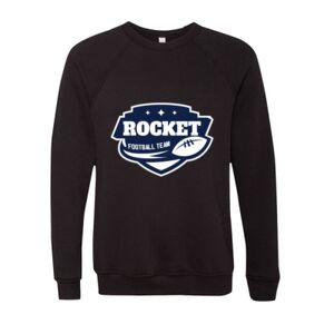 Unisex Sponge Fleece Raglan Crewneck Sweatshirt Thumbnail