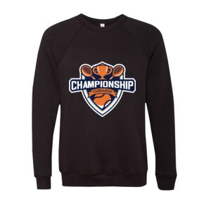 Unisex Sponge Fleece Raglan Crewneck Sweatshirt Thumbnail