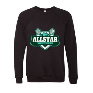 Unisex Sponge Fleece Raglan Crewneck Sweatshirt Thumbnail