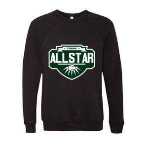 Unisex Sponge Fleece Raglan Crewneck Sweatshirt Thumbnail