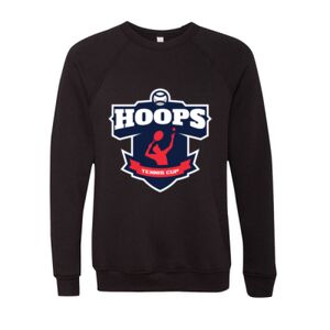 Unisex Sponge Fleece Raglan Crewneck Sweatshirt Thumbnail