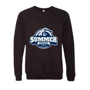 Unisex Sponge Fleece Raglan Crewneck Sweatshirt Thumbnail