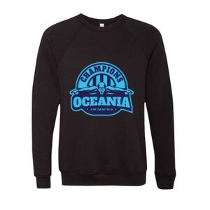 Unisex Sponge Fleece Raglan Crewneck Sweatshirt Thumbnail
