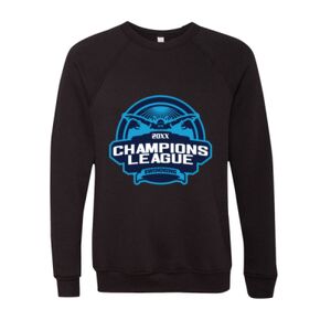 Unisex Sponge Fleece Raglan Crewneck Sweatshirt Thumbnail