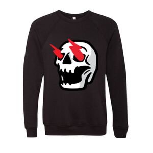 Unisex Sponge Fleece Raglan Crewneck Sweatshirt Thumbnail