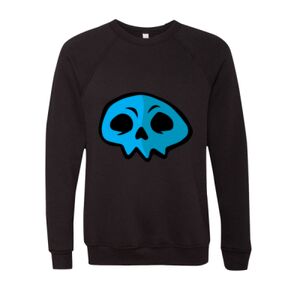 Unisex Sponge Fleece Raglan Crewneck Sweatshirt Thumbnail