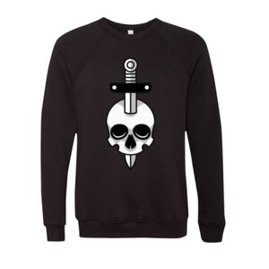 Unisex Sponge Fleece Raglan Crewneck Sweatshirt Thumbnail