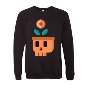 Unisex Sponge Fleece Raglan Crewneck Sweatshirt Thumbnail