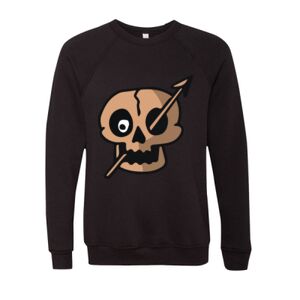 Unisex Sponge Fleece Raglan Crewneck Sweatshirt Thumbnail