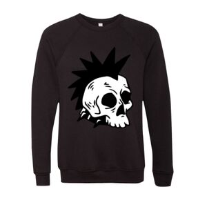 Unisex Sponge Fleece Raglan Crewneck Sweatshirt Thumbnail