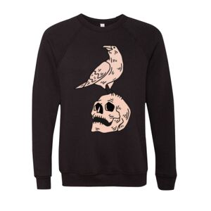 Unisex Sponge Fleece Raglan Crewneck Sweatshirt Thumbnail