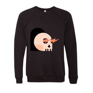 Unisex Sponge Fleece Raglan Crewneck Sweatshirt Thumbnail