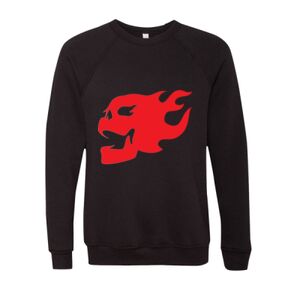 Unisex Sponge Fleece Raglan Crewneck Sweatshirt Thumbnail