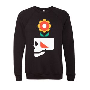 Unisex Sponge Fleece Raglan Crewneck Sweatshirt Thumbnail