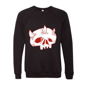 Unisex Sponge Fleece Raglan Crewneck Sweatshirt Thumbnail