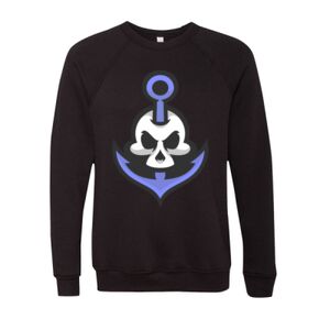 Unisex Sponge Fleece Raglan Crewneck Sweatshirt Thumbnail