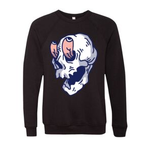 Unisex Sponge Fleece Raglan Crewneck Sweatshirt Thumbnail