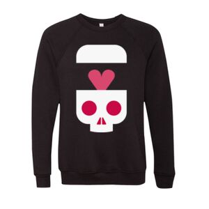 Unisex Sponge Fleece Raglan Crewneck Sweatshirt Thumbnail