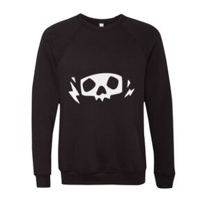 Unisex Sponge Fleece Raglan Crewneck Sweatshirt Thumbnail