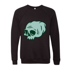 Unisex Sponge Fleece Raglan Crewneck Sweatshirt Thumbnail