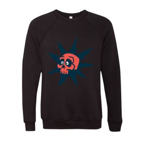 Unisex Sponge Fleece Raglan Crewneck Sweatshirt Thumbnail
