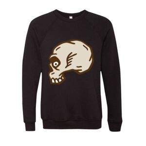 Unisex Sponge Fleece Raglan Crewneck Sweatshirt Thumbnail