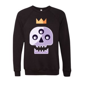 Unisex Sponge Fleece Raglan Crewneck Sweatshirt Thumbnail