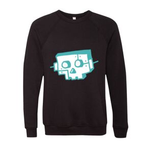 Unisex Sponge Fleece Raglan Crewneck Sweatshirt Thumbnail