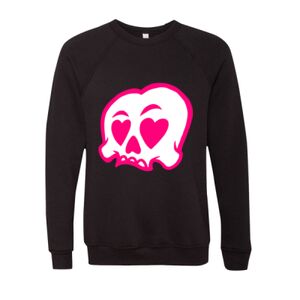 Unisex Sponge Fleece Raglan Crewneck Sweatshirt Thumbnail