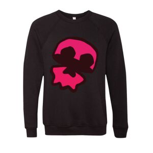 Unisex Sponge Fleece Raglan Crewneck Sweatshirt Thumbnail