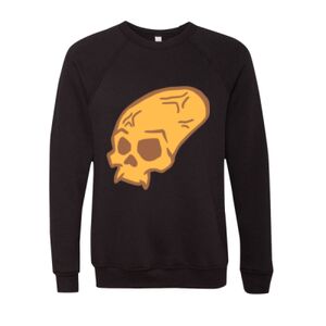 Unisex Sponge Fleece Raglan Crewneck Sweatshirt Thumbnail
