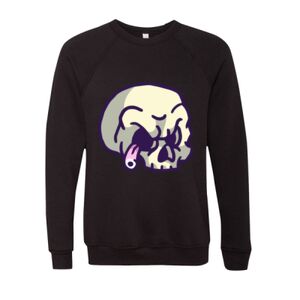 Unisex Sponge Fleece Raglan Crewneck Sweatshirt Thumbnail