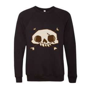 Unisex Sponge Fleece Raglan Crewneck Sweatshirt Thumbnail