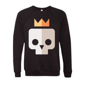 Unisex Sponge Fleece Raglan Crewneck Sweatshirt Thumbnail