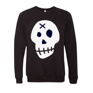Unisex Sponge Fleece Raglan Crewneck Sweatshirt Thumbnail