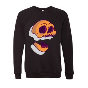 Unisex Sponge Fleece Raglan Crewneck Sweatshirt Thumbnail