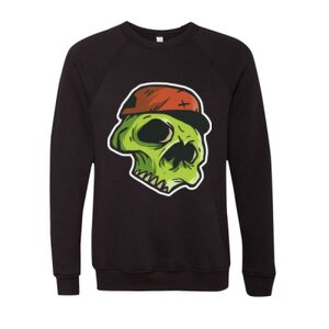 Unisex Sponge Fleece Raglan Crewneck Sweatshirt Thumbnail
